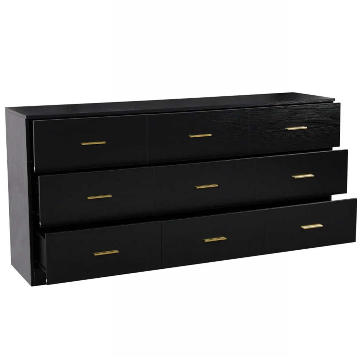 Modern Drawer Dresser For Bedroom, Ample Storage Wide Chest Of Drawers by HouseOfZazla