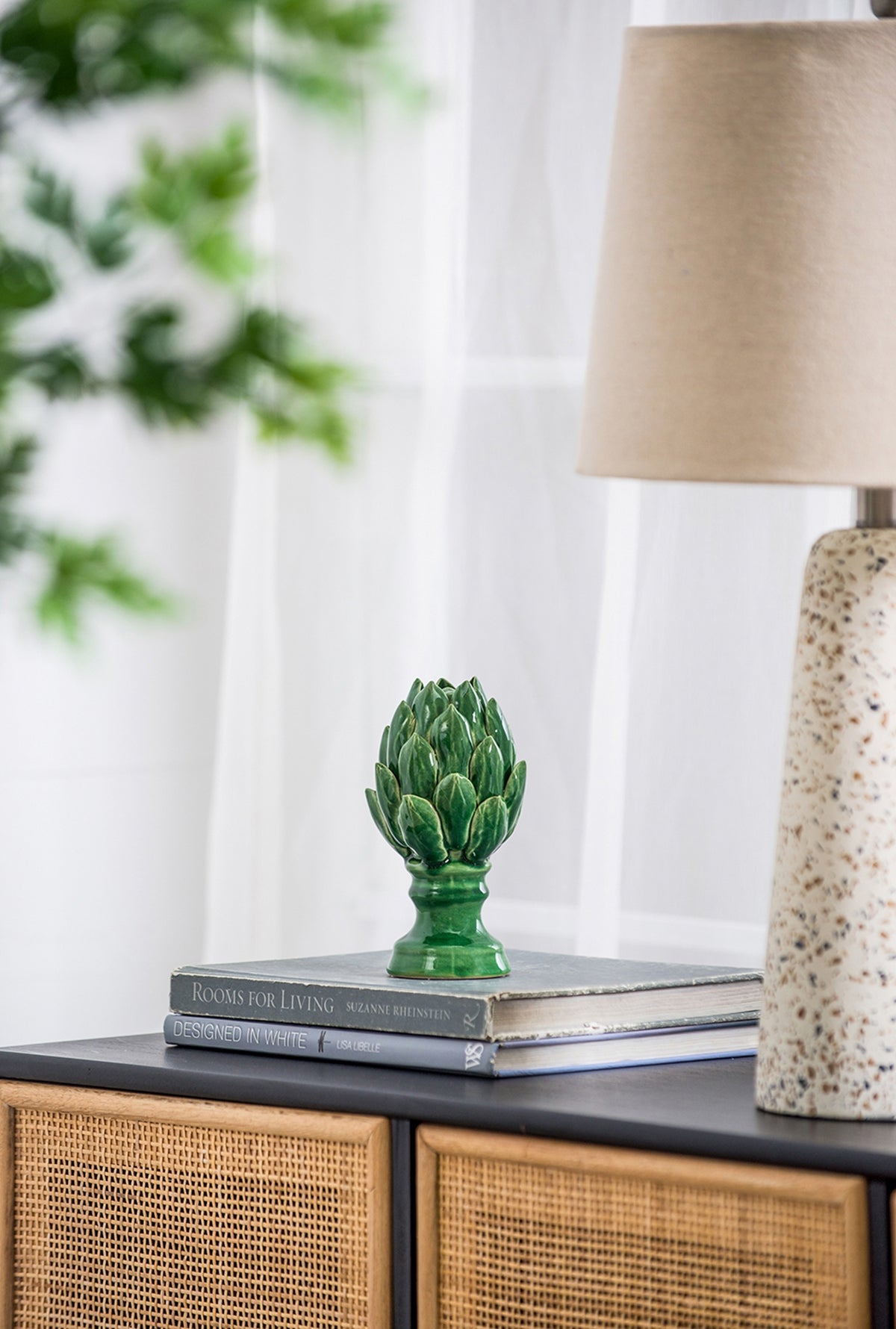 Helsa Blooming Artichoke Accent - Small Green, photo 4 of 8