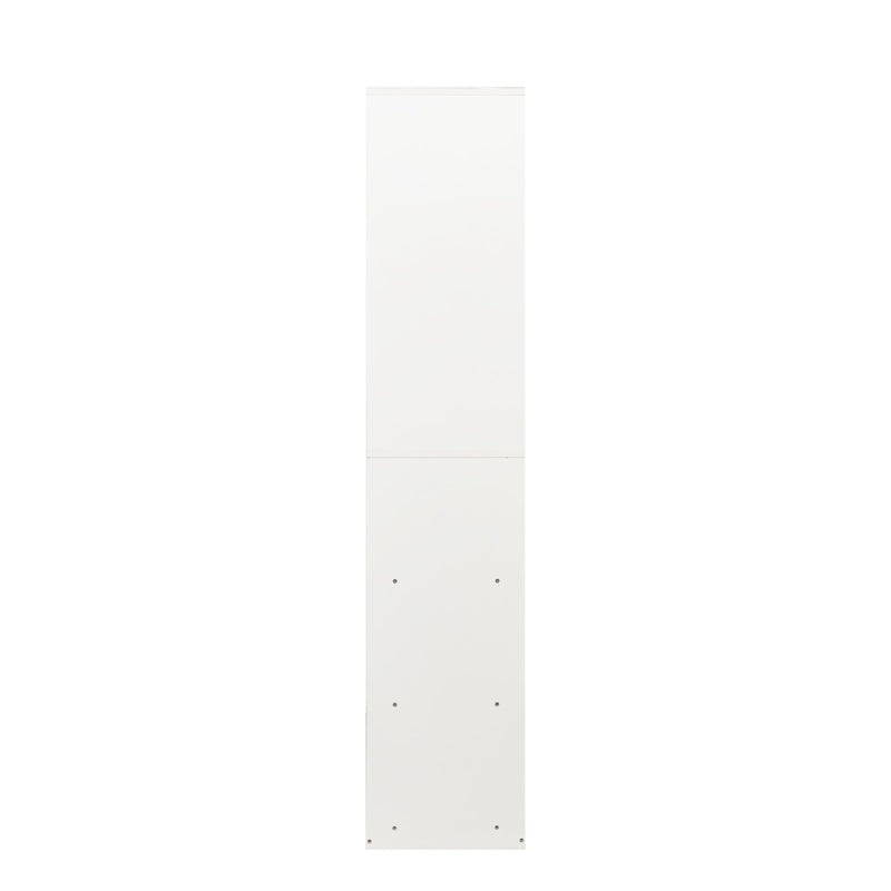 Freestanding Closet System with 6 Open Shelves and 2 Hanging Rods by HouseOfZazla