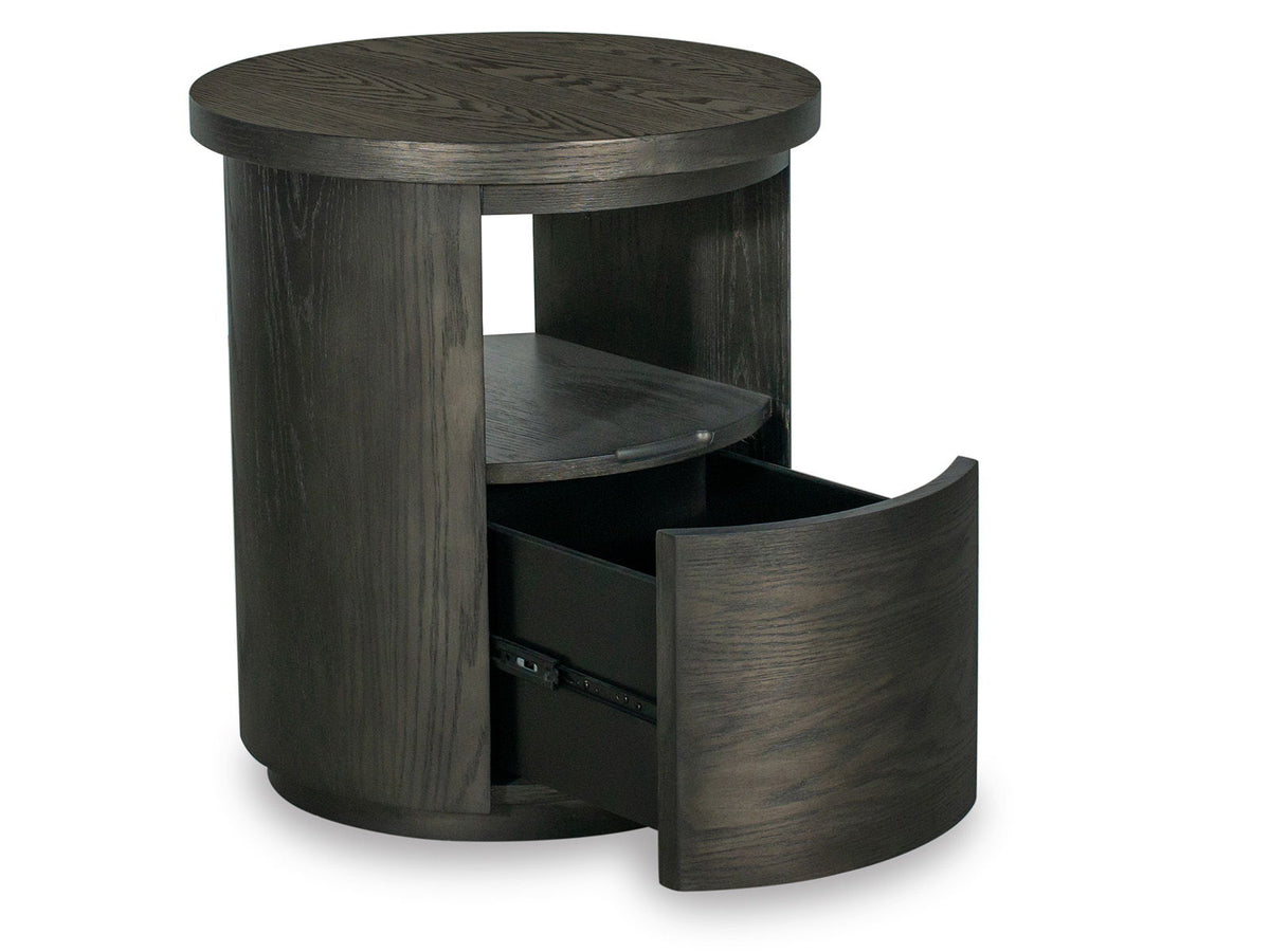Bosley - Round End Table - Coffee Bean, photo 5 of 7