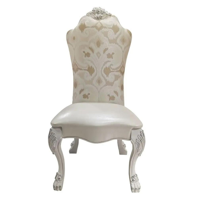 Dresden - Side Chair (Set of 2) - Fabric & Bone White by Unique Piece Furniture