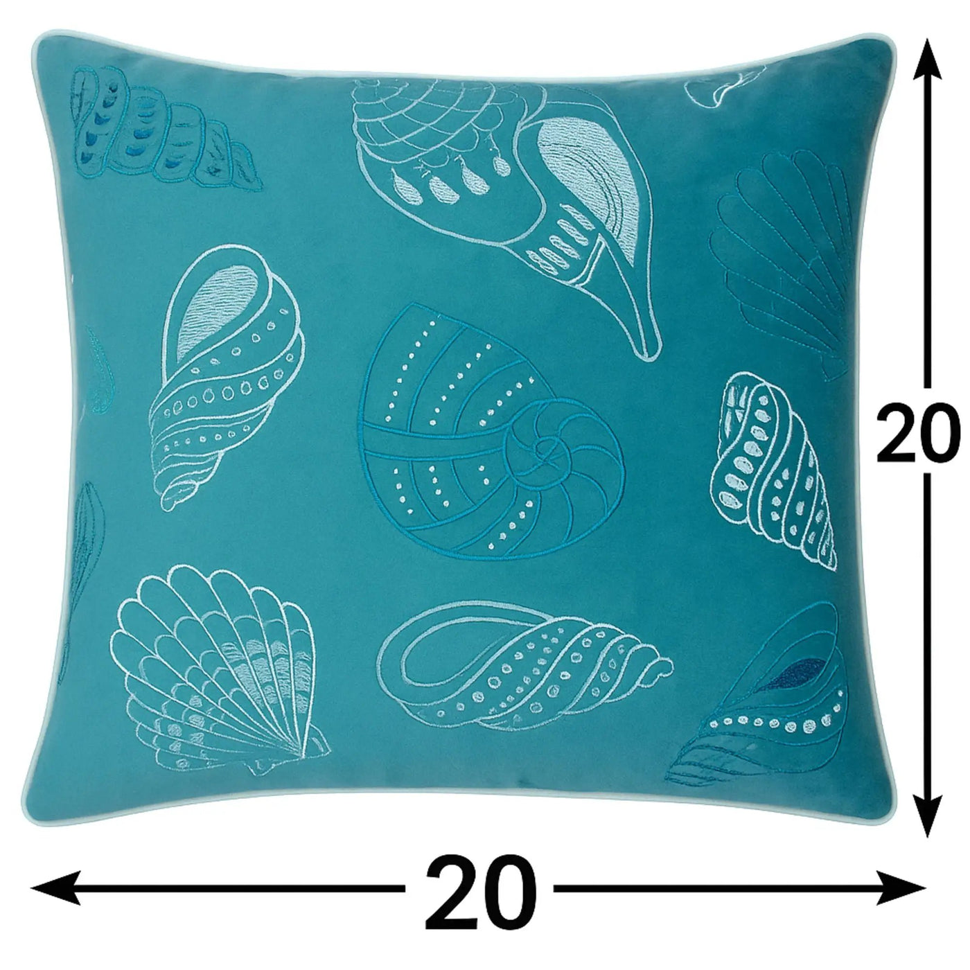 Seashells Pillow Cover by HouseOfZazla