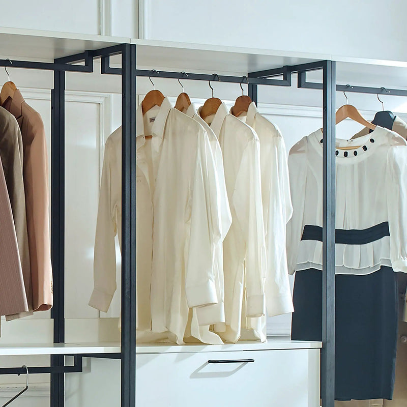 Fiona - Freestanding, Walk-In Closet System - White by HouseOfZazla
