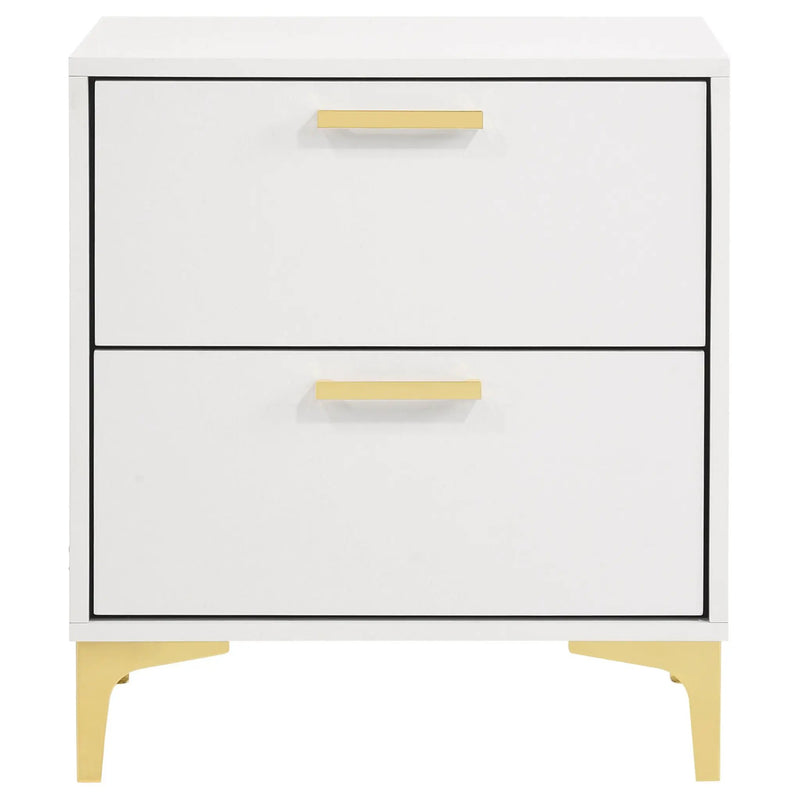Kendall 2-drawer Nightstand White by Unique Piece Furniture