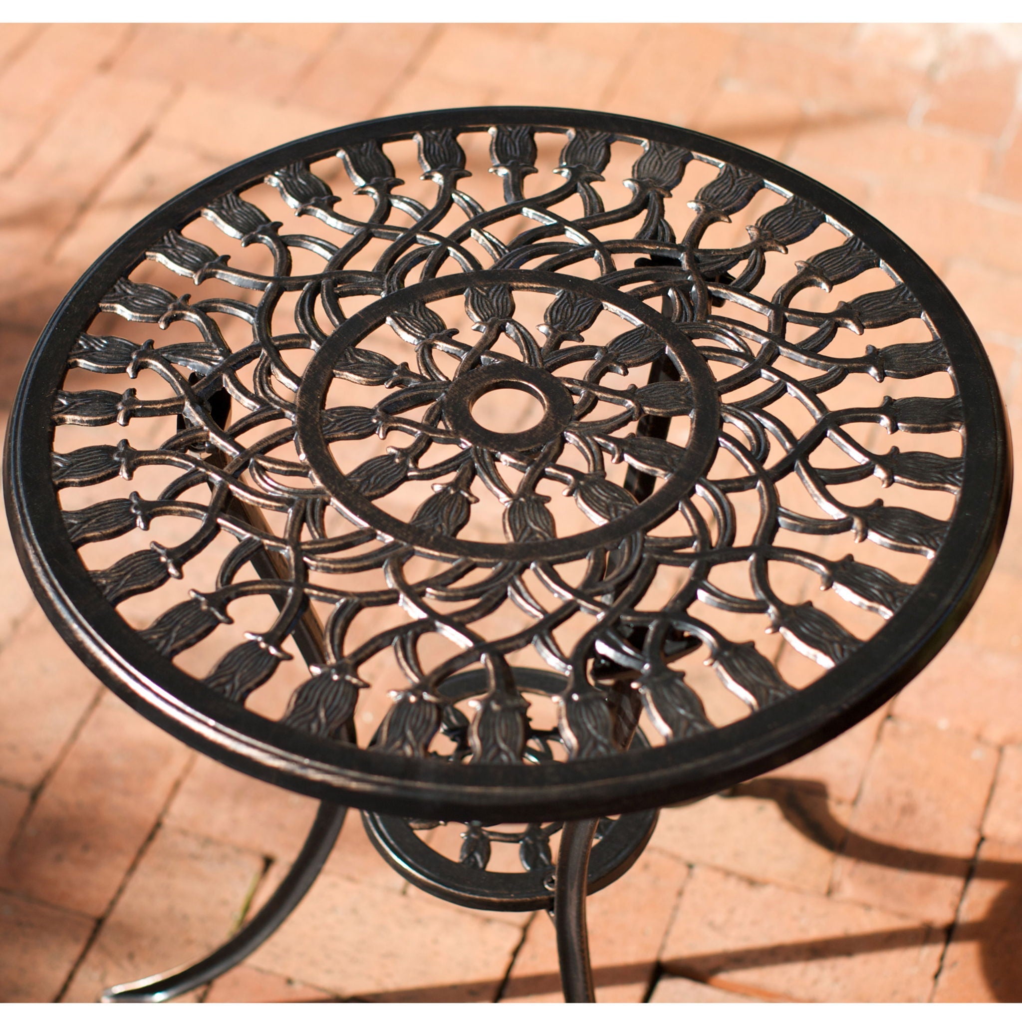 Nassau Cast 3 Piece Bistro Set by HouseOfZazla