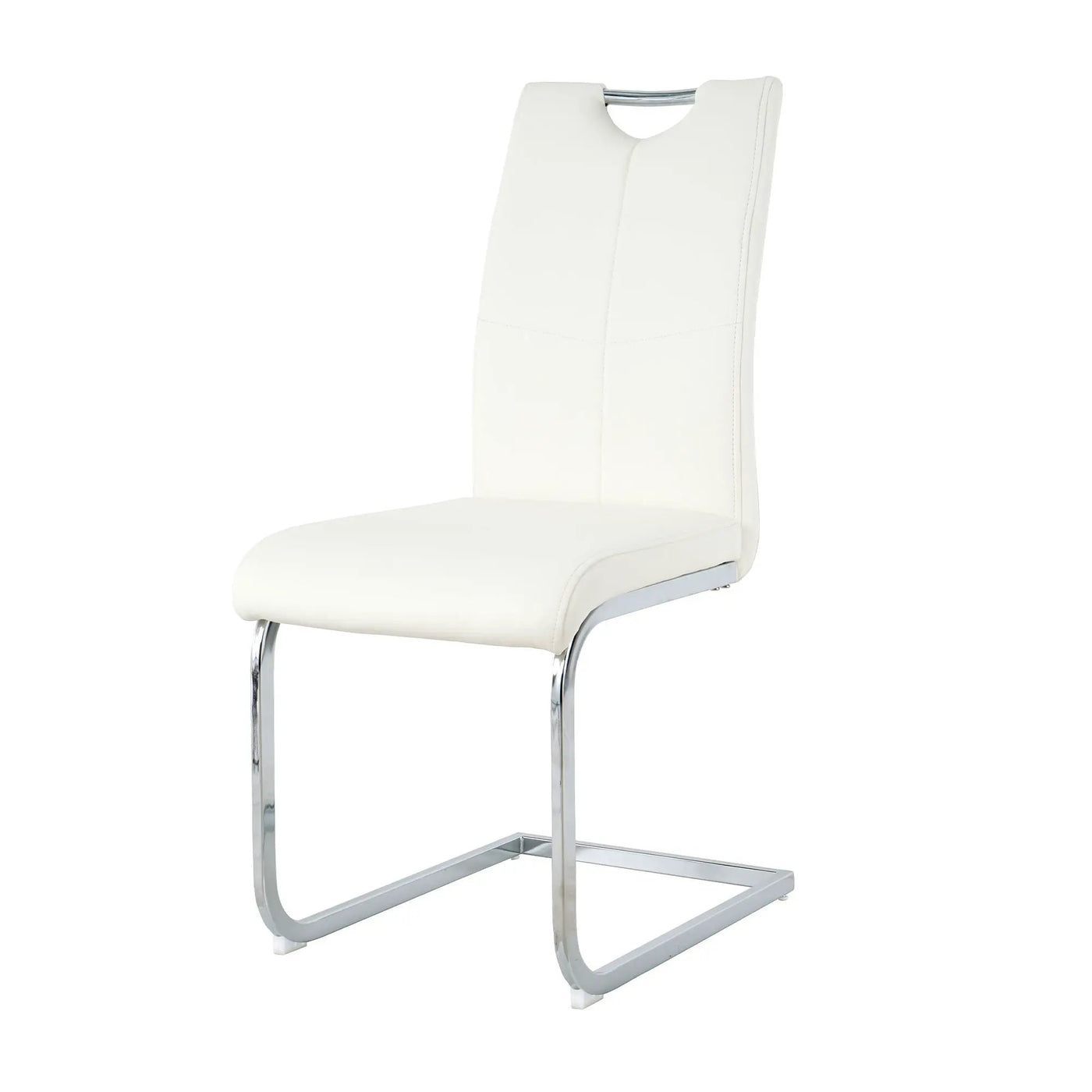 Modern Dining Chairs With Padded Seat And Metal Legs by HouseOfZazla