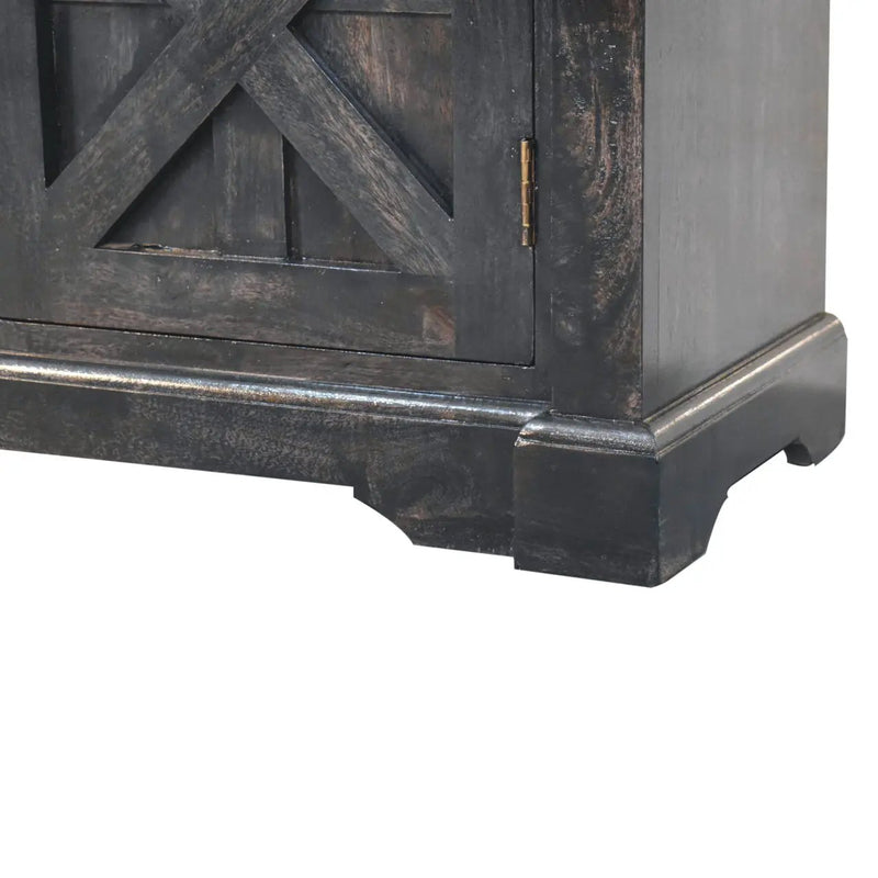 Solid Wood Regal Rustic Sideboard - 6 Compartments by HouseOfZazla