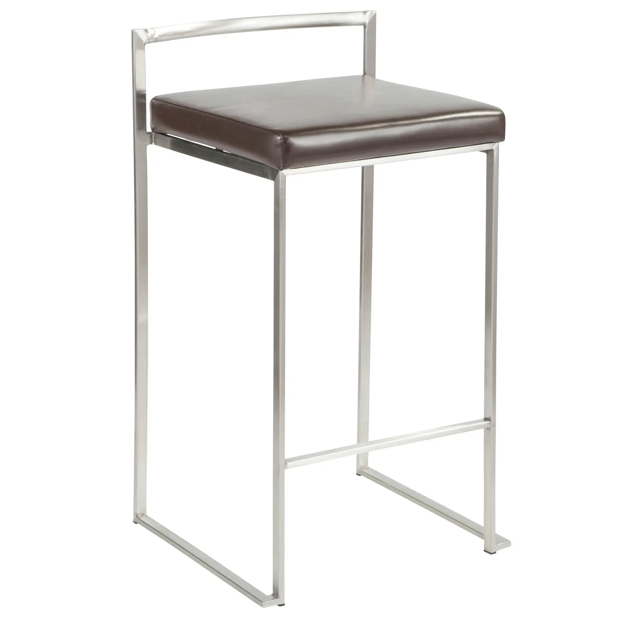 Fuji - Contemporary, Stackable Elegant Counter Stool (Set of 2) by Unique Piece Furniture