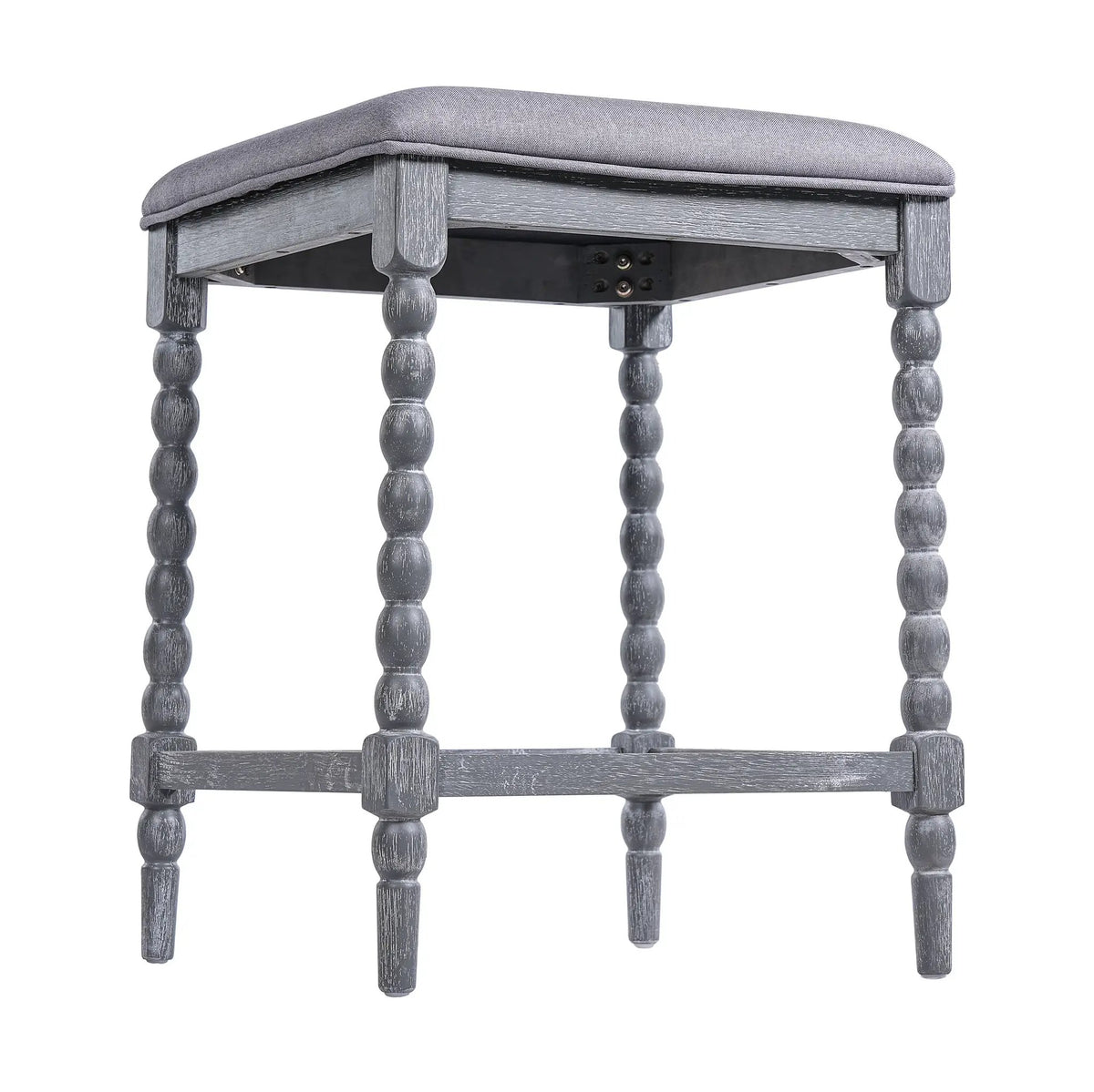 26" Counter Stools - Set of 2 with Upholstered Seat by HouseOfZazla