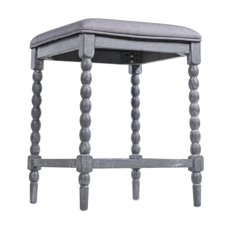 26" Counter Stools - Set of 2 with Upholstered Seat by HouseOfZazla