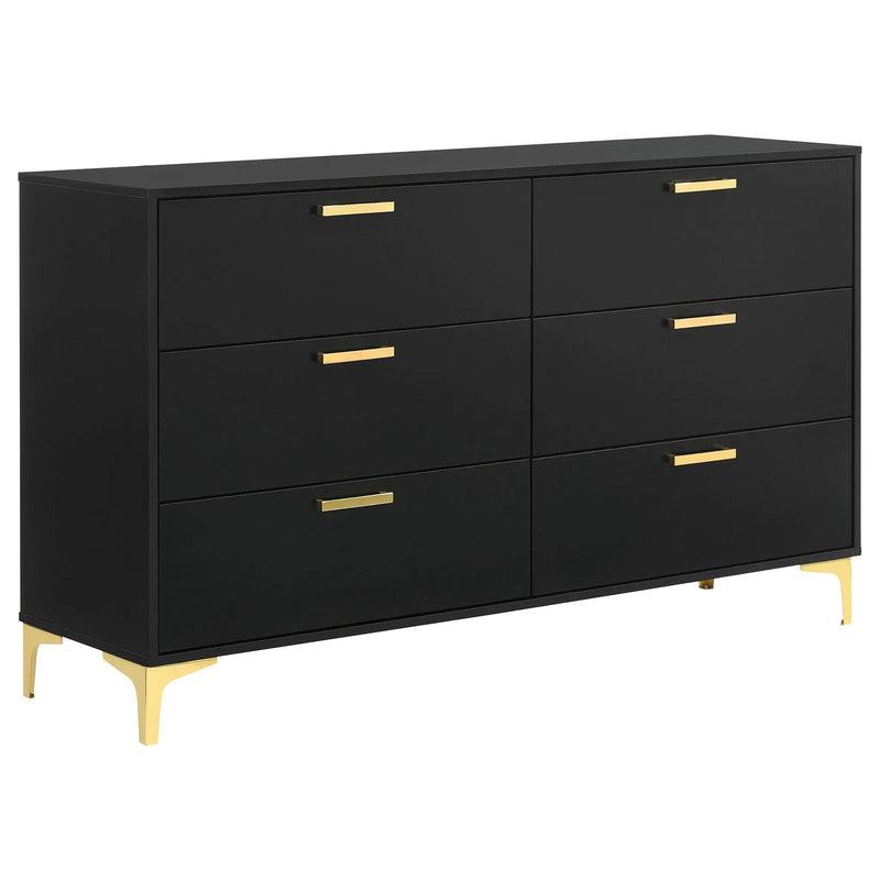 Kendall 5-piece Eastern King Bedroom Set Black by Unique Piece Furniture