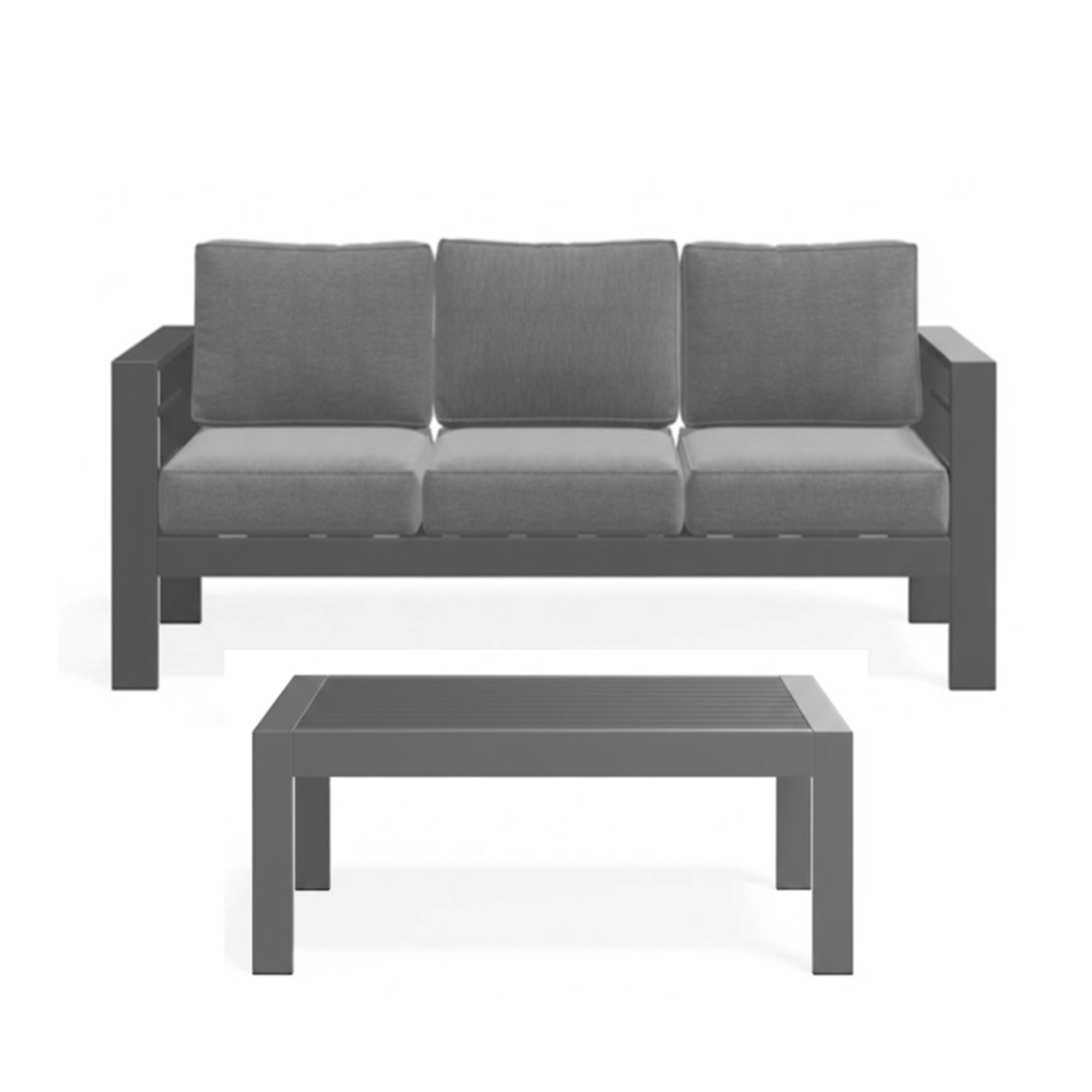 Outdoor Patio Set, All-Weather With Thick Cushions by HouseOfZazla