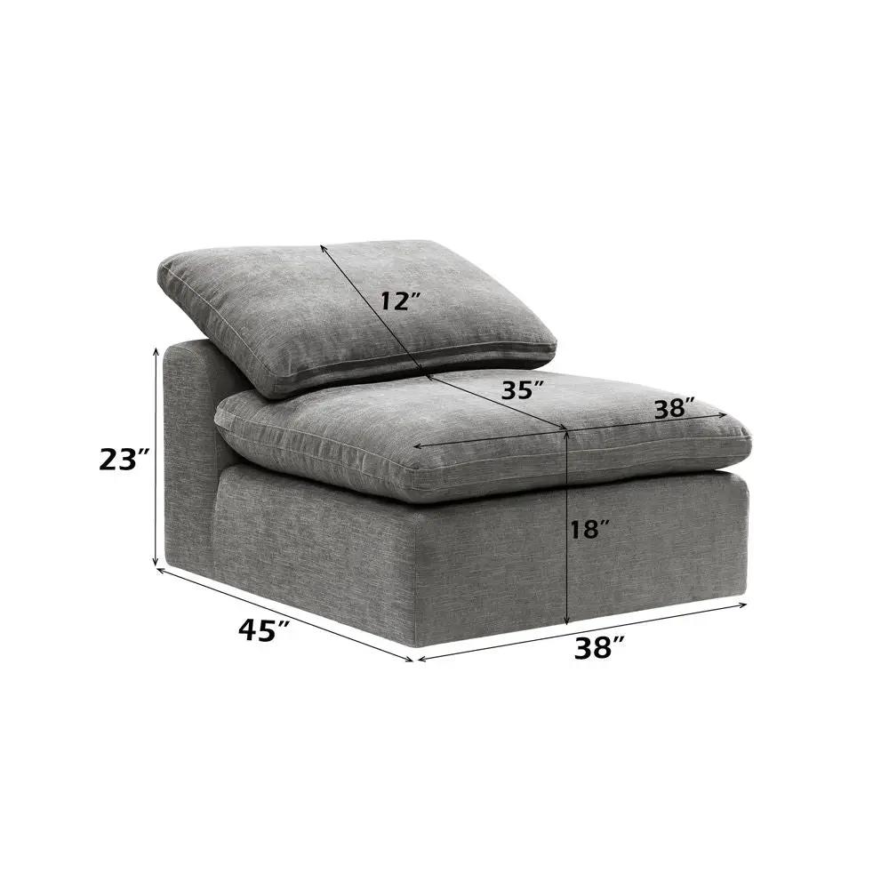 Naveen - Modular Armless Chair by Unique Piece Furniture