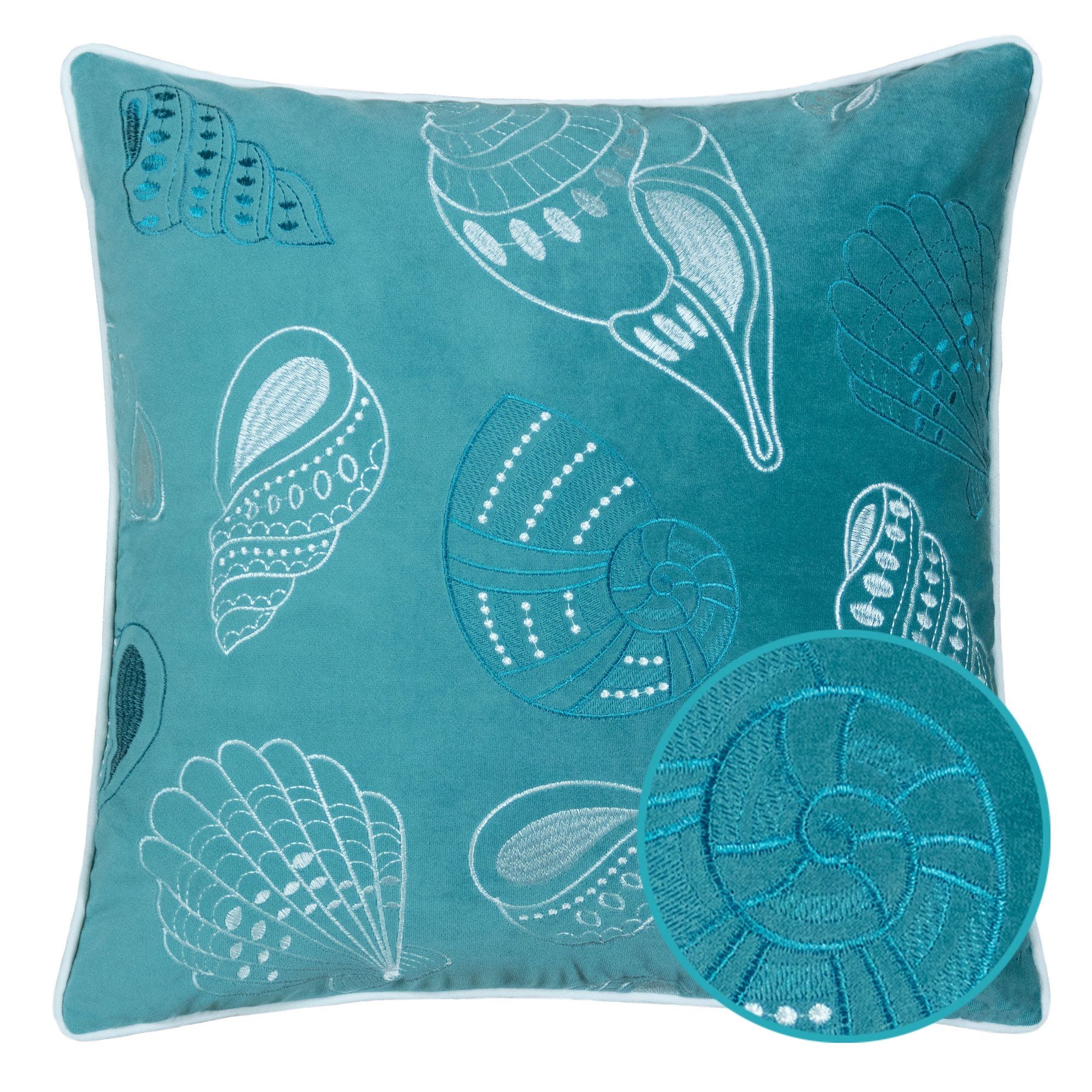 Seashells Pillow Cover by HouseOfZazla