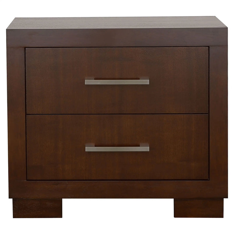 Jessica 5-piece Eastern King LED Bedroom Set Cappuccino by Unique Piece Furniture