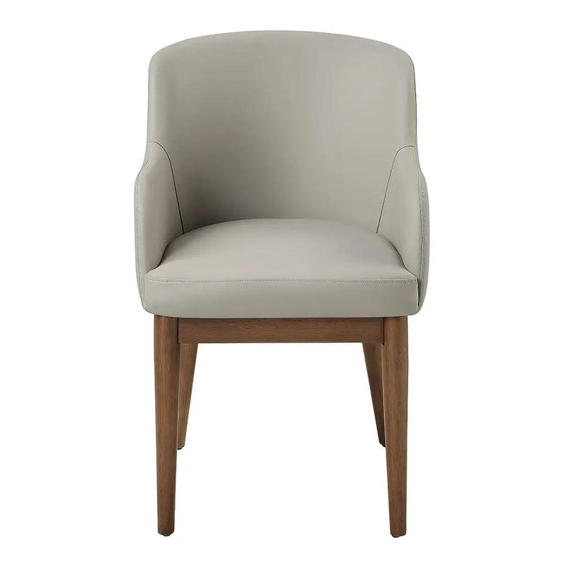 Harvey - Side Chair (Set of 2) - Synthetic Leather & Walnut by Unique Piece Furniture