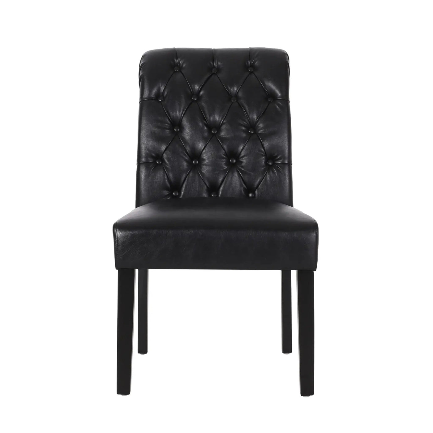 Broxton Tuft Dining Rolltop Chairs With Button Tufted Backrest (Set of 2) by HouseOfZazla
