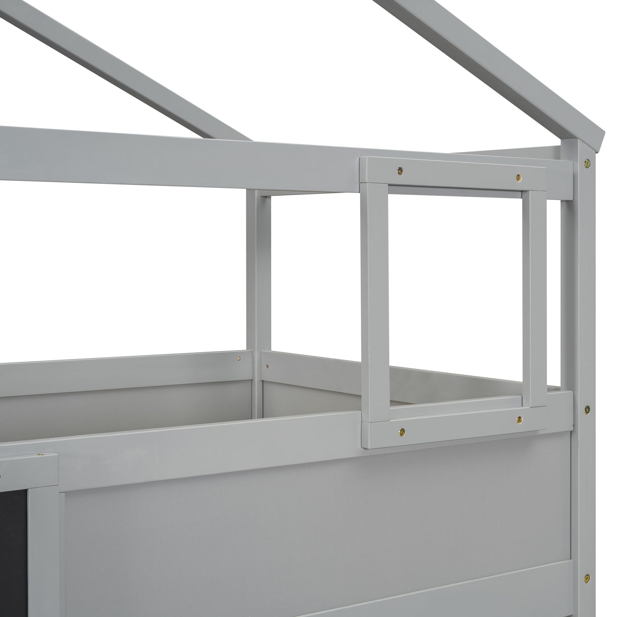 House Style Bunk Bed With Storage Staircase And board by HouseOfZazla