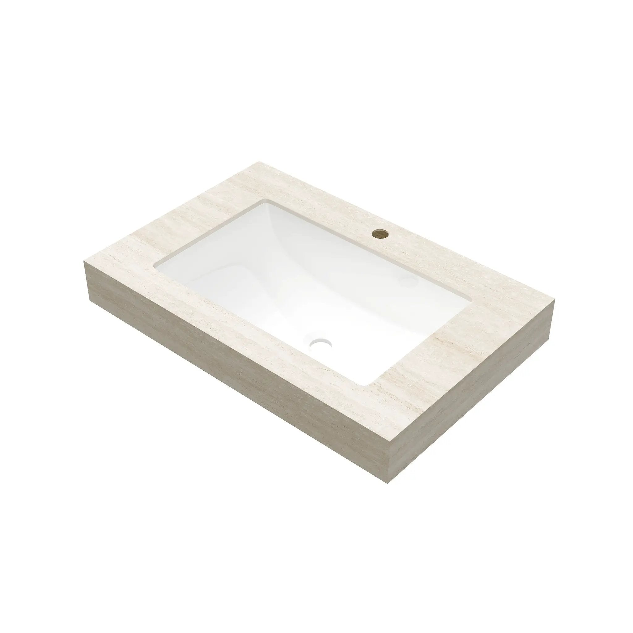 30" Roma Travertine-Pattern Sintered Stone Countertop by HouseOfZazla