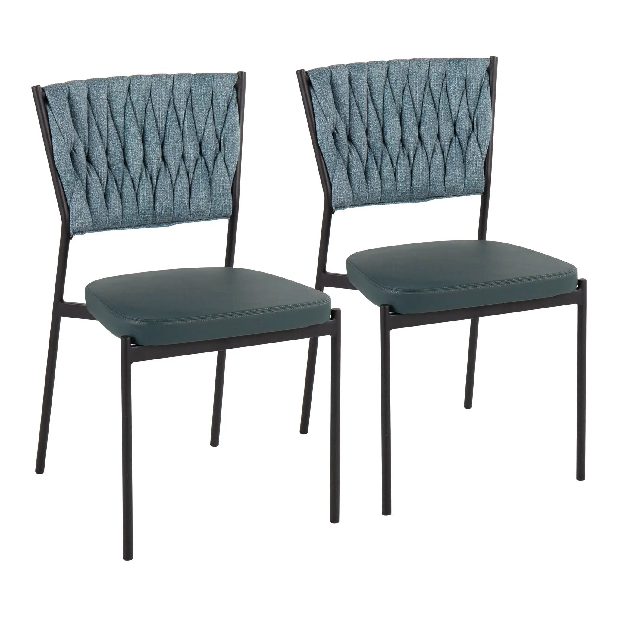 Tania - Braided Contemporary Chair (Set of 2) by Unique Piece Furniture