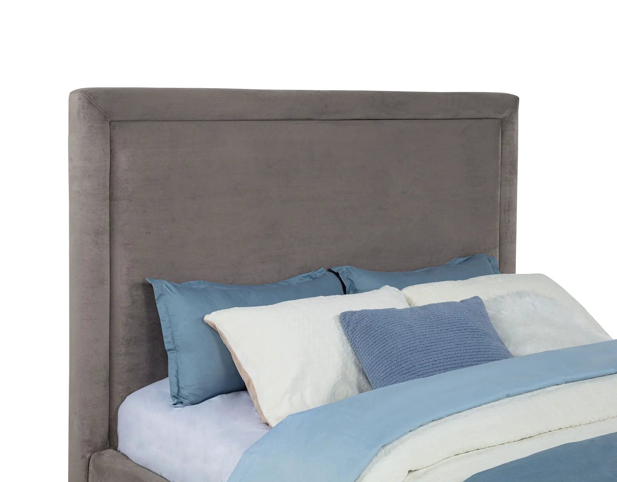 Lawson 54-inch Upholstered Queen Platform Bed Mushroom by Unique Piece Furniture