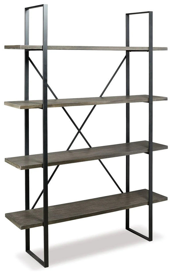Gilesgrove - Bookcase - Black / Gray