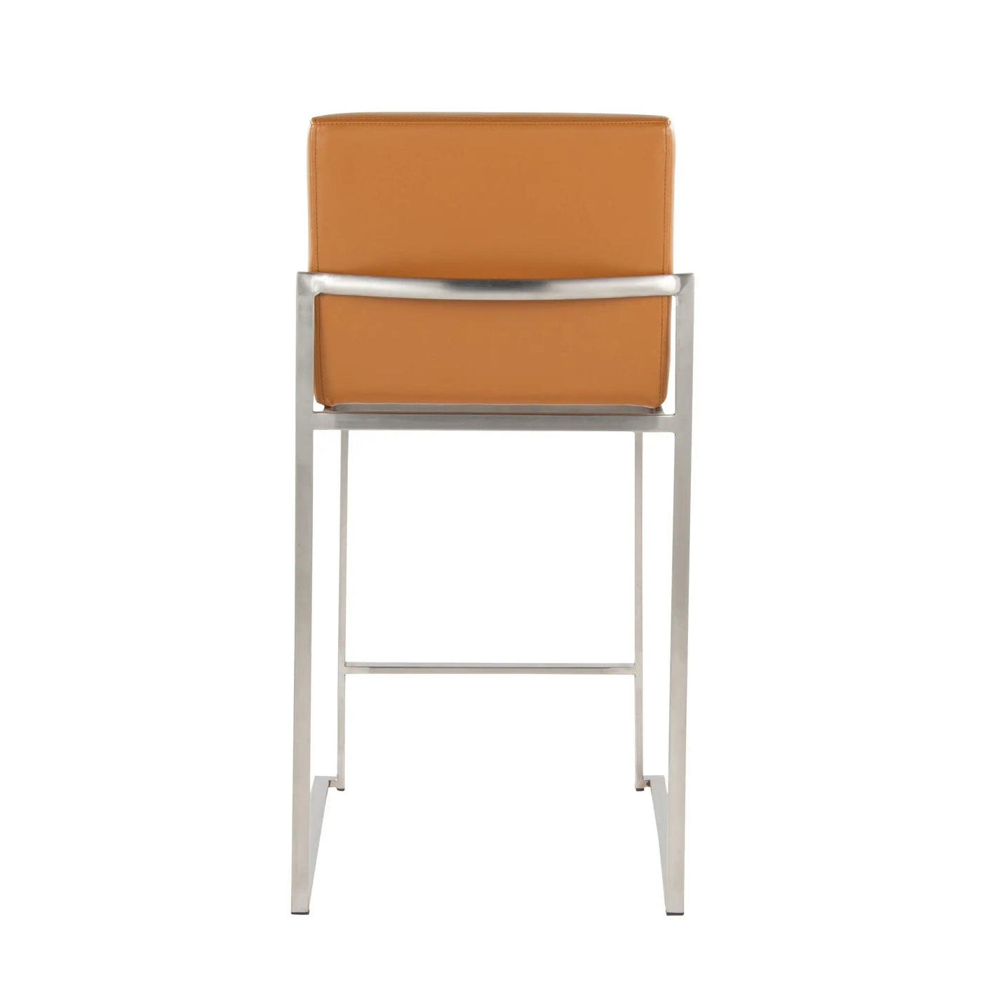 Fuji - Contemporary High Back Barstool (Set of 2) by HouseOfZazla