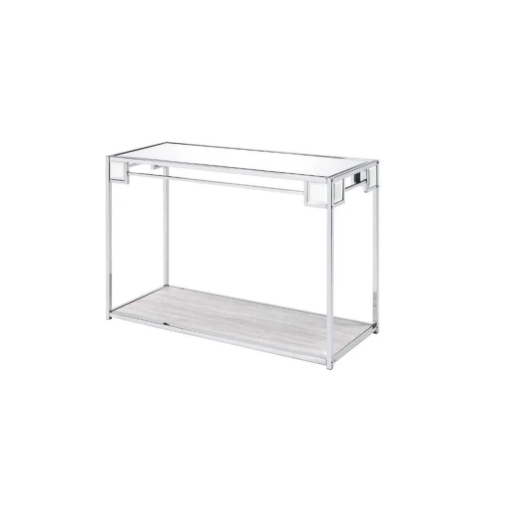 Asbury - Console Table - Mirrored & Chrome by Unique Piece Furniture