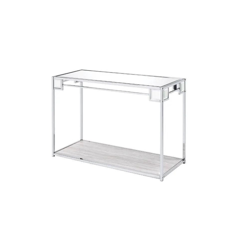 Asbury - Console Table - Mirrored & Chrome by Unique Piece Furniture