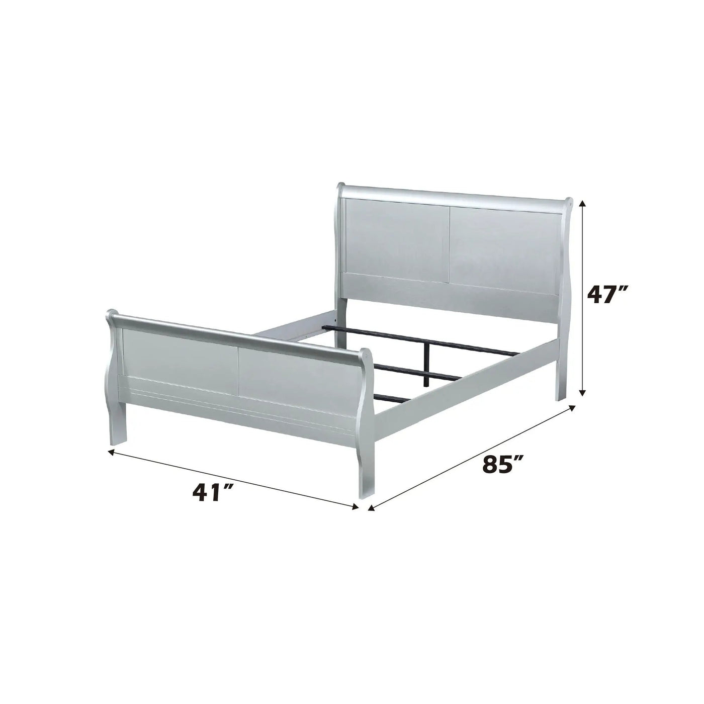 Louis Philippe Sleigh Style Bed by HouseOfZazla