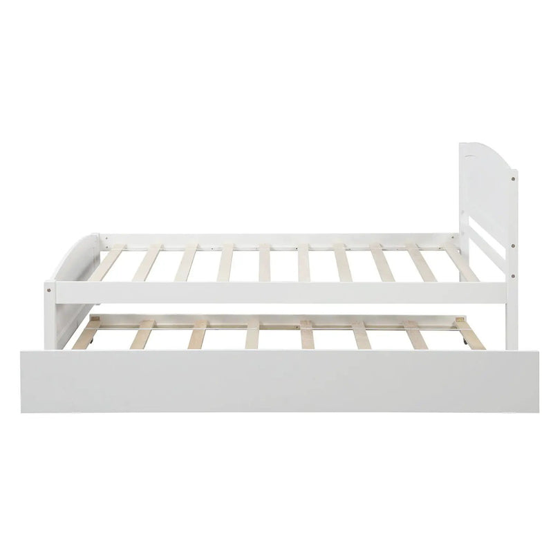 Platform Bed & Headboard, Footboard And Wood Slat Support by HouseOfZazla