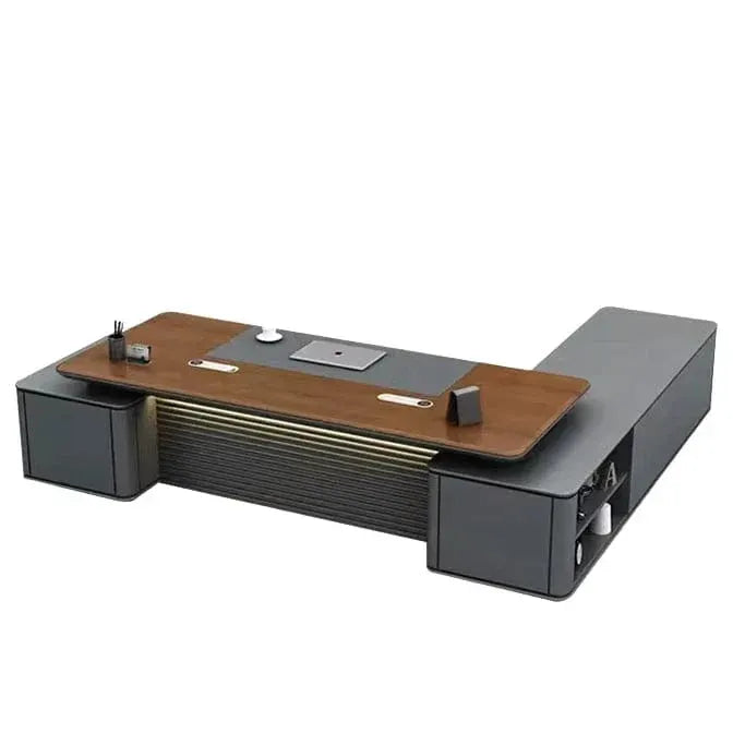 Audley · Modern L-Shaped Executive Desk by Arc Grove