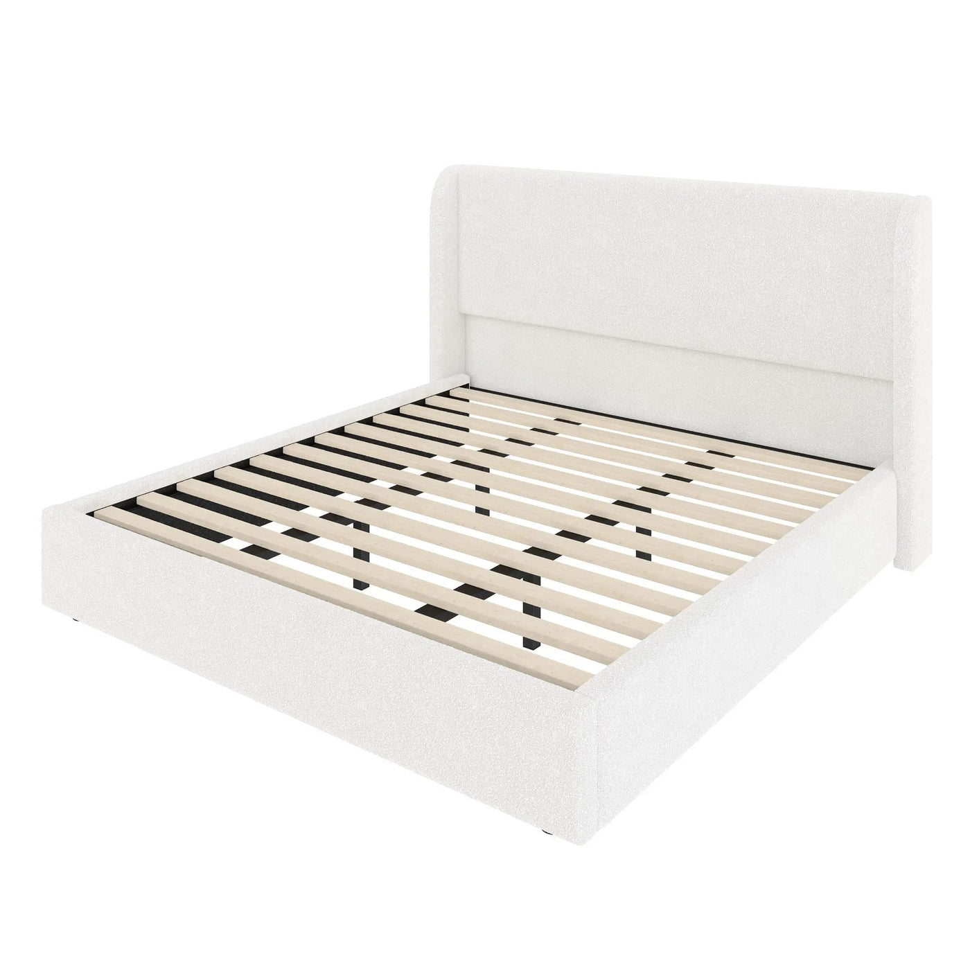 Upholstered Cloud Bed Frame With Headboard by Unique Piece Furniture