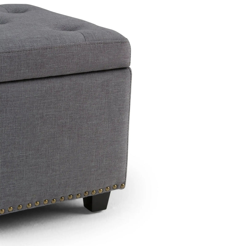 Hamilton - Upholstered Storage Ottoman by HouseOfZazla