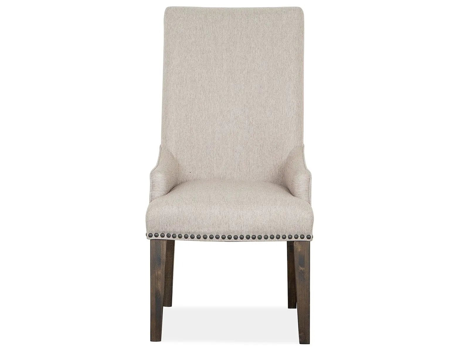 Bellamy - Upholstered Host Chair (Set of 2) - Peppercorn by Unique Piece Furniture