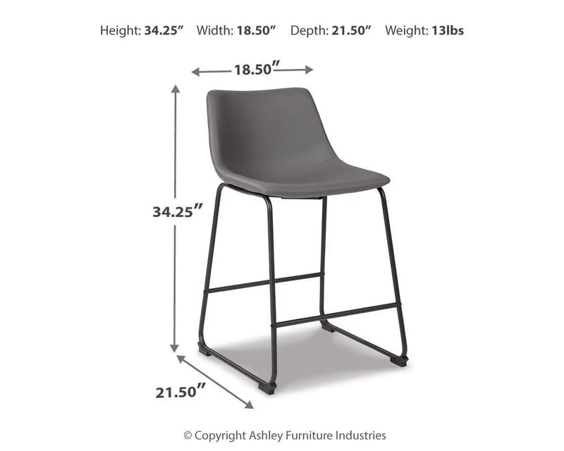 Centiar - Upholstered Barstool (Set of 2) by Unique Piece Furniture