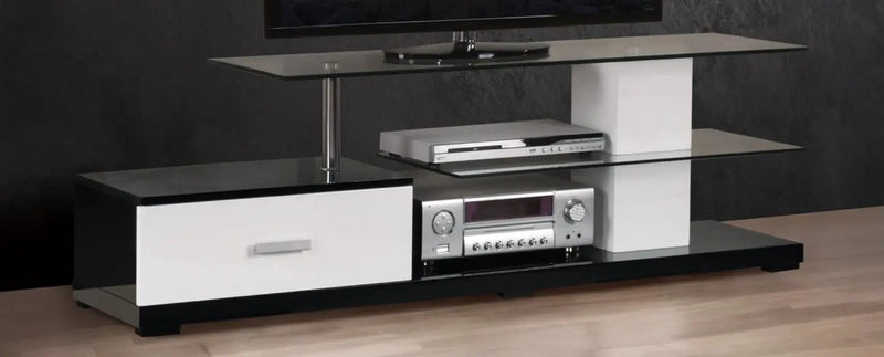 Ivana - TV Stand - White / Black by Unique Piece Furniture