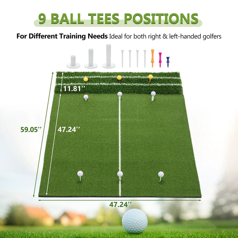 5'x4' Golf Hitting Mat with Guide Line by HouseOfZazla