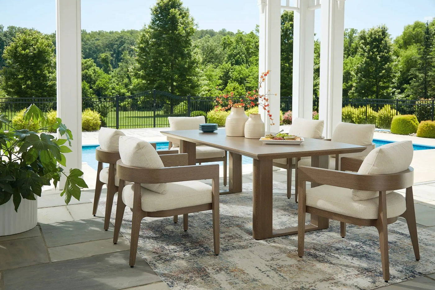 Serene Bay - Outdoor Dining Set by Unique Piece Furniture
