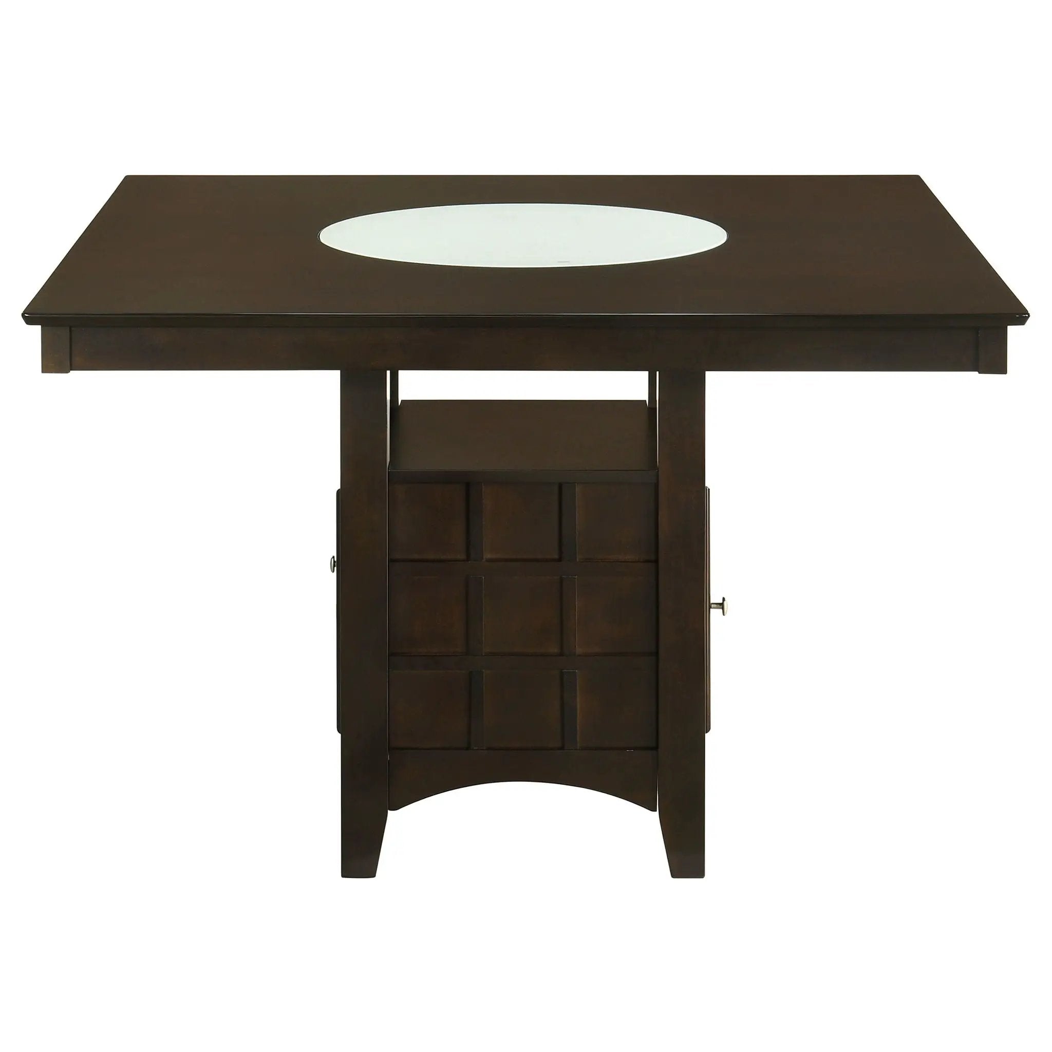 Gabriel 9-piece Square Counter Height Dining Set Cappuccino by Unique Piece Furniture