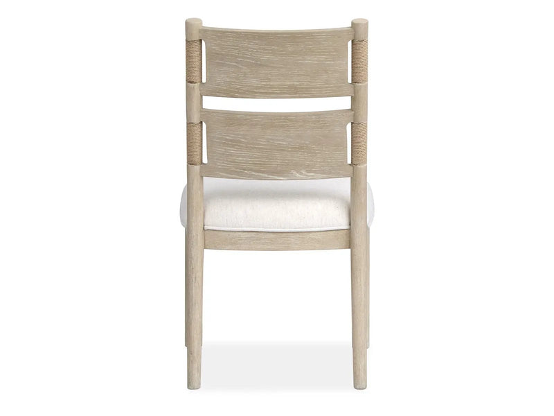 Sunset Cove - Upholstered Side Chair With Wood Back (Set of 2) - Sanibel Brown by Unique Piece Furniture