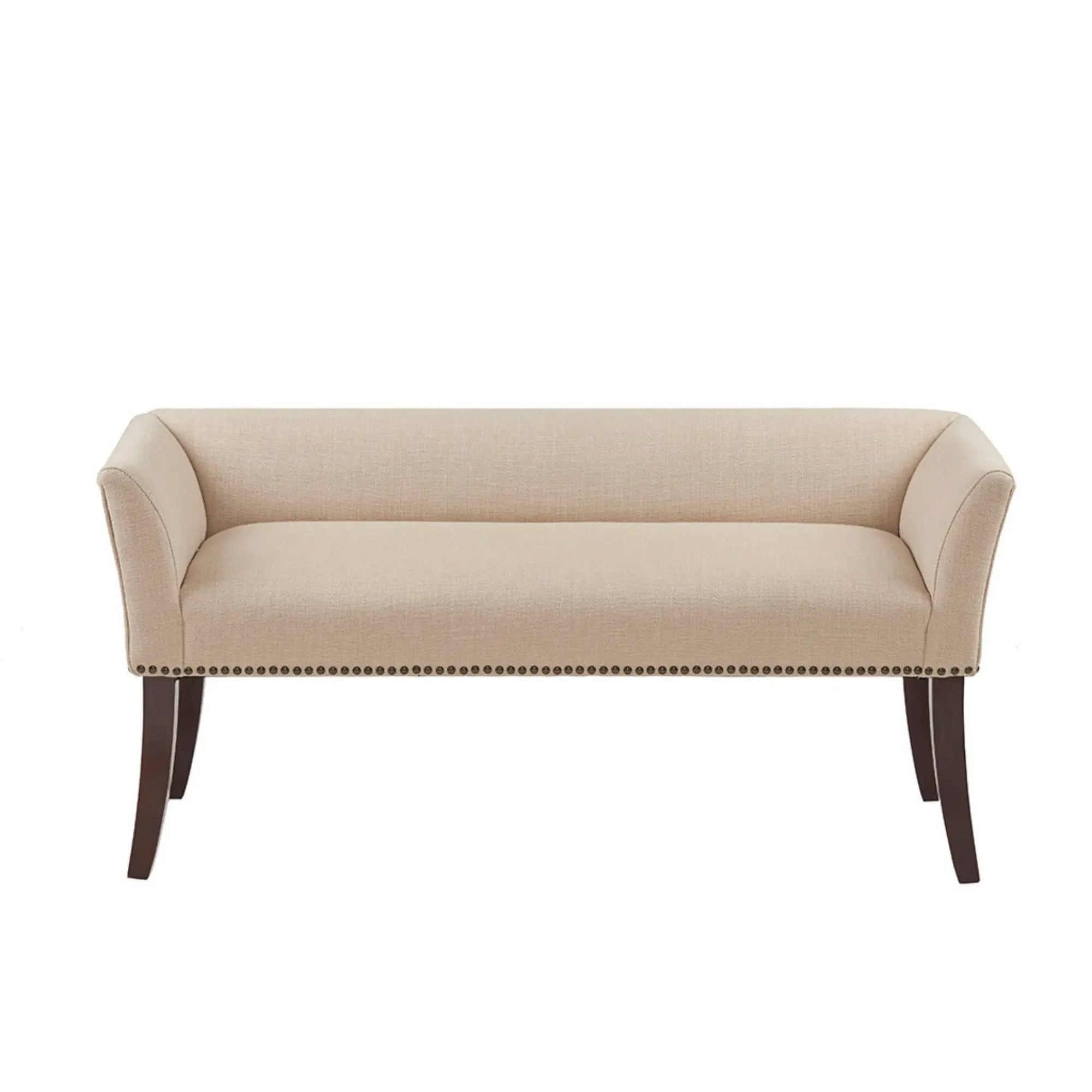Elegant Design Bench Upholstery, Solid Wood Frame by Unique Piece Furniture