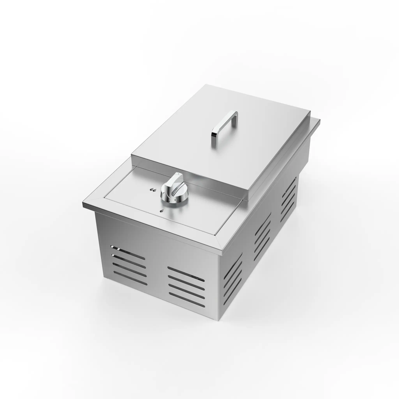 Single Grilling Side Burner, 15,000BTU Liquid Propane by HouseOfZazla