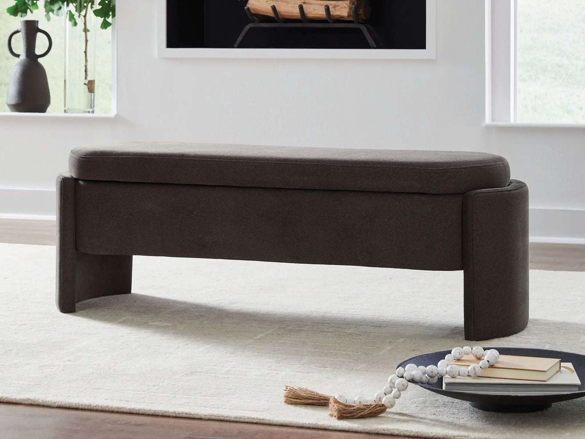 Vavuniya - Storage Bench - Brown by Unique Piece Furniture
