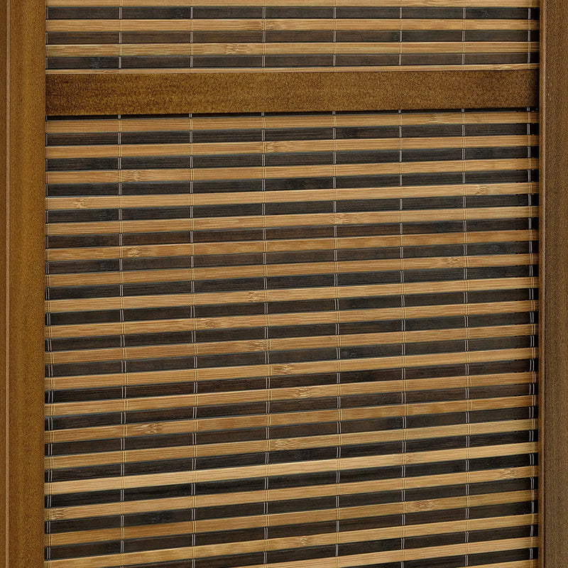 Browning 4-panel Bamboo Room Divider Folding Screen Walnut by Unique Piece Furniture