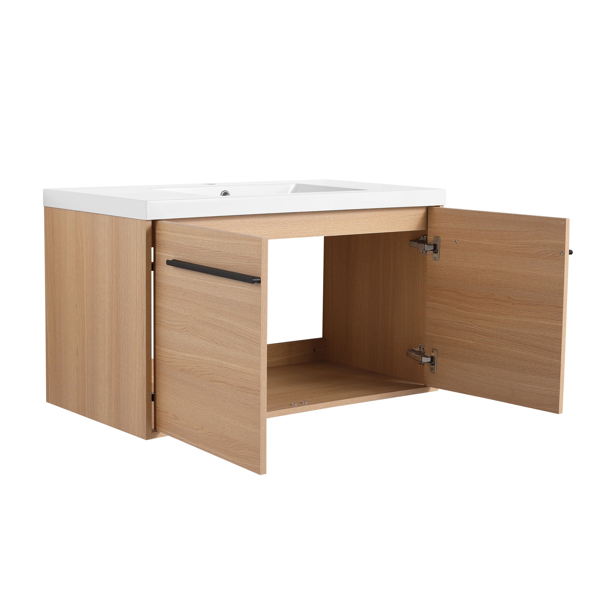 Bathroom Vanity Set With Resin Countertop Sink, 2 Doors by HouseOfZazla
