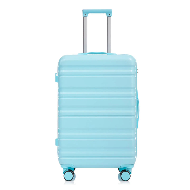 HIFINE Tourist 3-Piece ABS Spinner Wheel Luggage Set (Blue) by HouseOfZazla