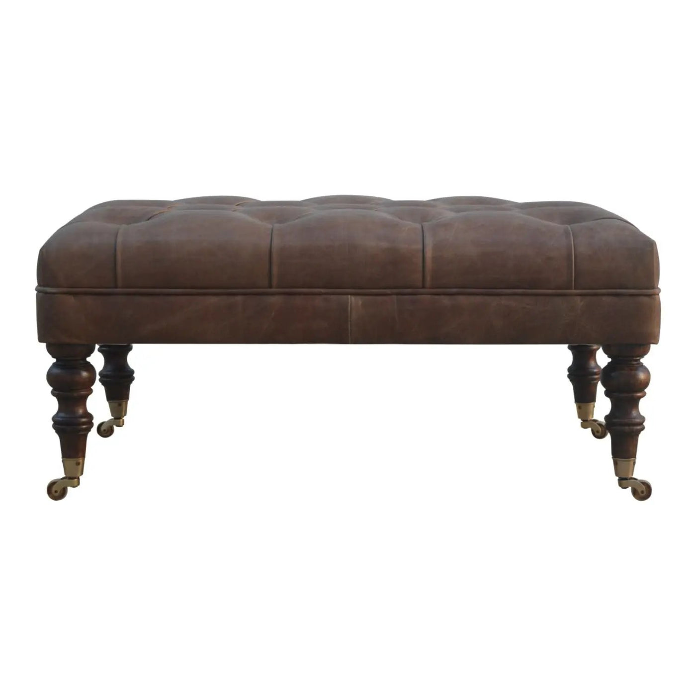 Buffalo - Ottoman With Castor Legs by Unique Piece Furniture