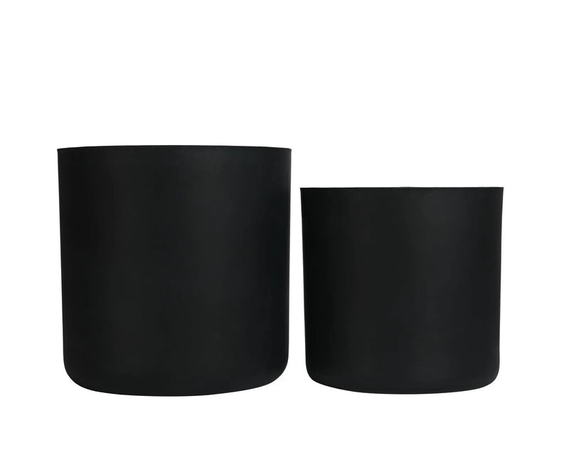 Round Concrete Planter Set of 2 by HouseOfZazla