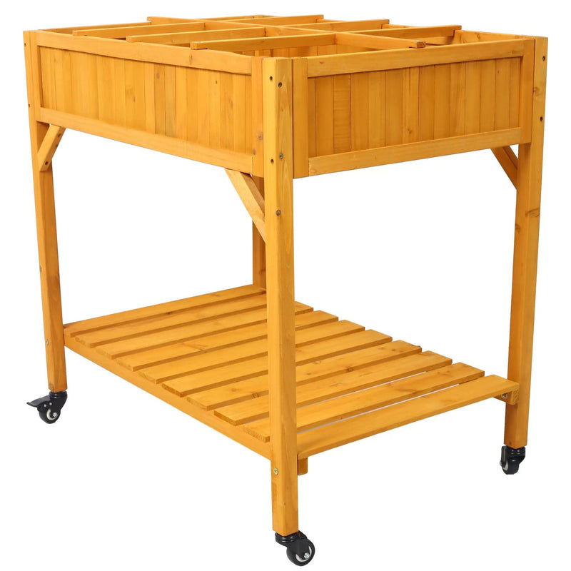 Elevated 8 Pocket Herb Garden Bed by HouseOfZazla